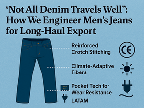 Not All Denim Travels Well”: How We Engineer Men’s Jeans for Long-Haul Export