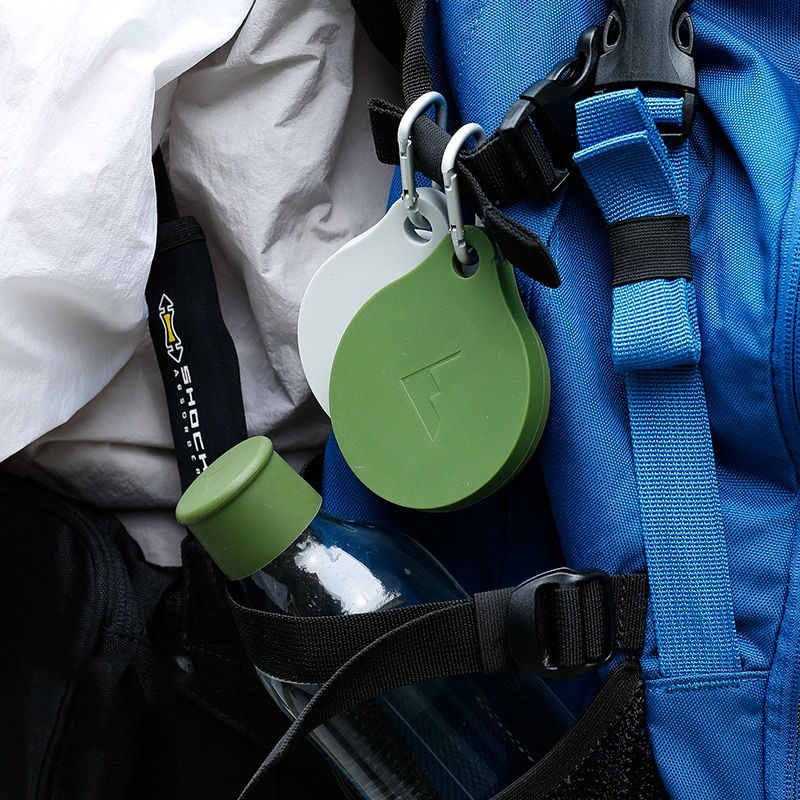 Miniature : Tasse pliante de 150ML rétractable en Silicone avec couvercle