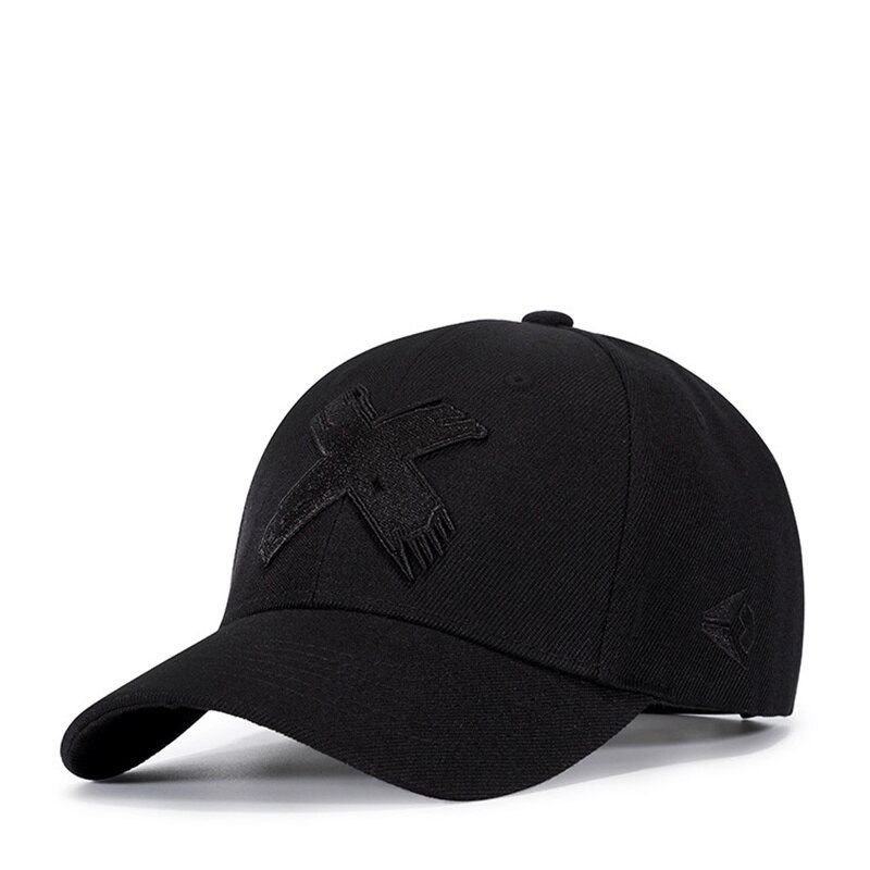 Miniature : Casquette de Baseball pour hommes en coton, Brodée X