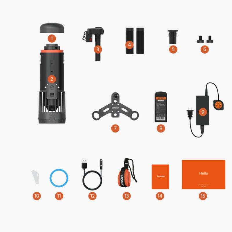 Miniature : Lefeet S1 Pro - Scooter électrique sous-marin ave moteur de plongée à 40m