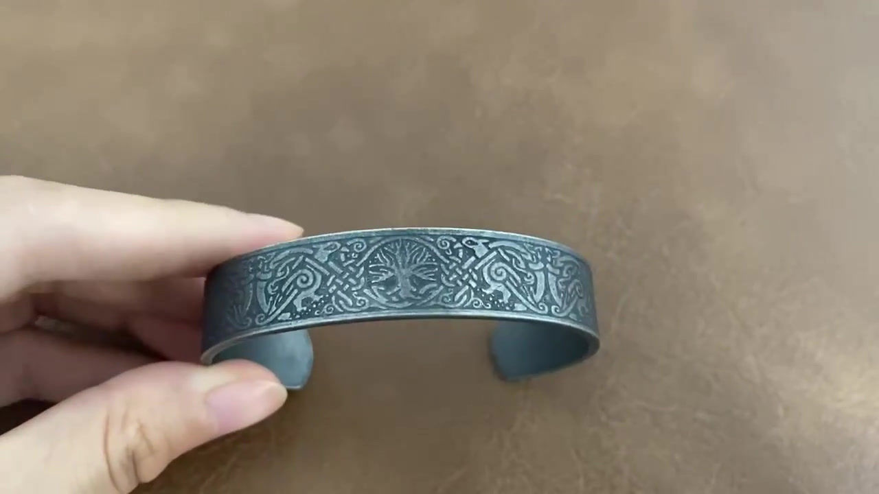 Bracelets Viking Rune en acier inoxydable pour hommes et femmes 2023