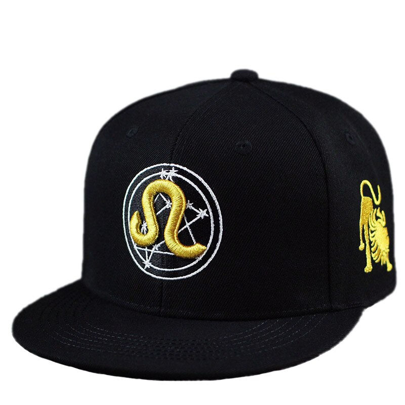 Thumbnail: Casquette à visière plate 12 constellations pour hommes et femmes