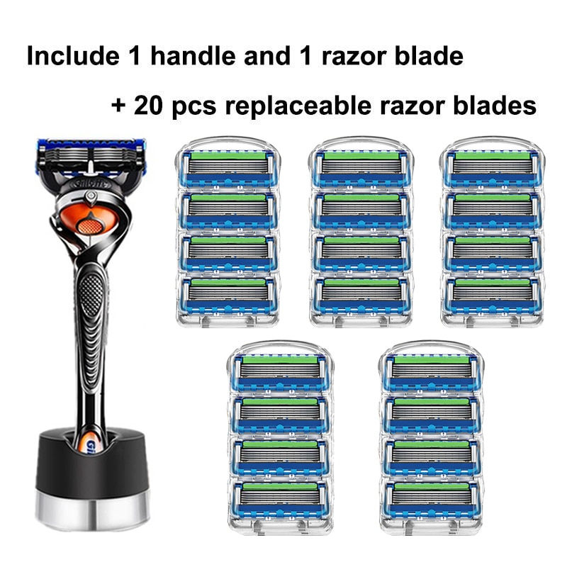 Miniature : Ensemble de Kits rasoir pour hommes Gillette Fusion 5
