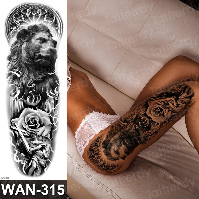 Miniatura: Tatouage temporaire sexy pour femme cuisses