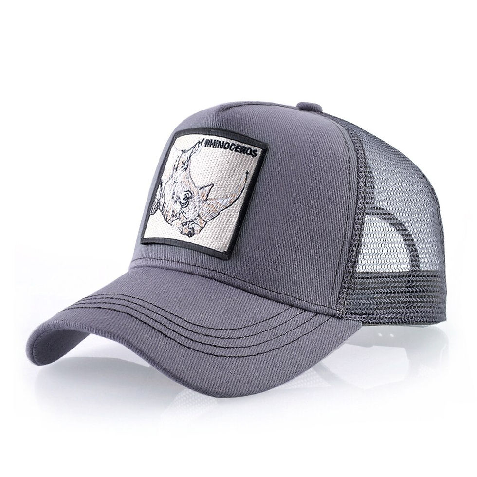 Thumbnail: Casquette brodée Rhinocéros Unisexe