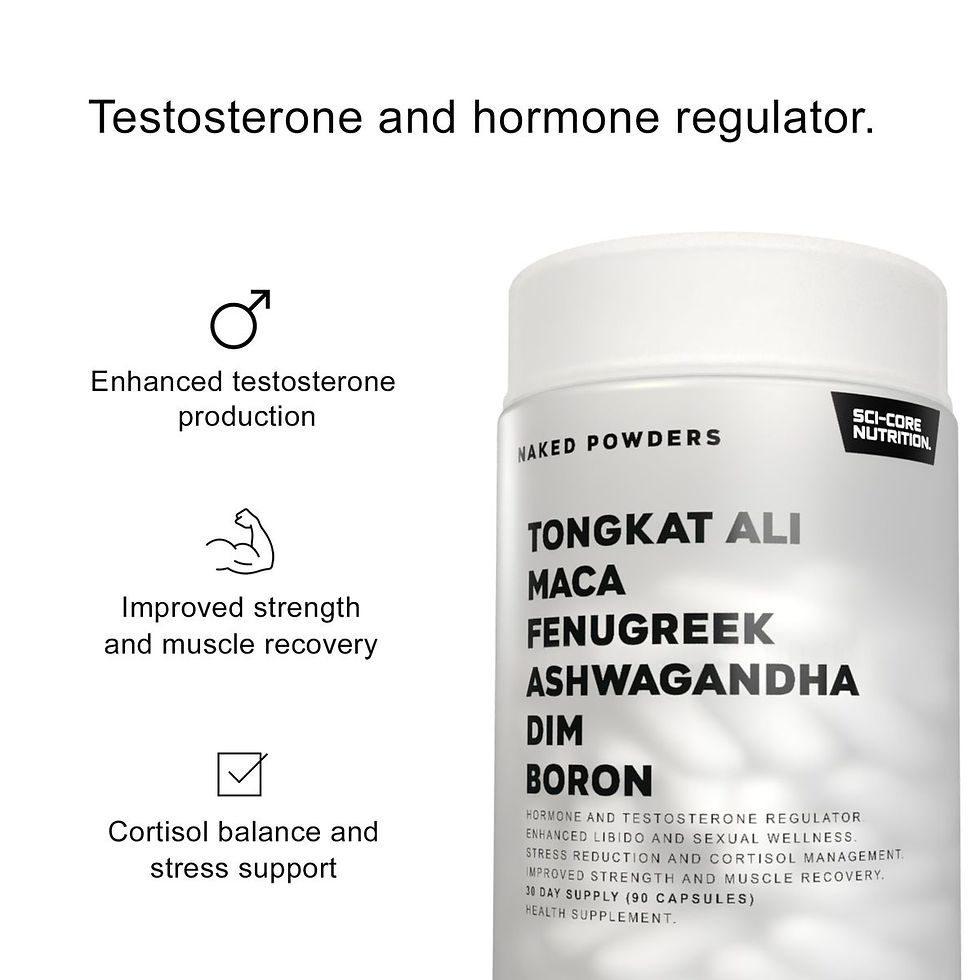 Thumbnail: Tonkat Ali, Maca, Fenugreek Ashwagandha, DIM, Boron