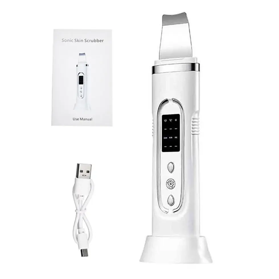 Thumbnail: Ultrasonic Skin Scrubber Electric Facial Cleansing Deep BeautyMachine
