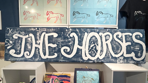 「The horses」から、馬たちのいる草原へ