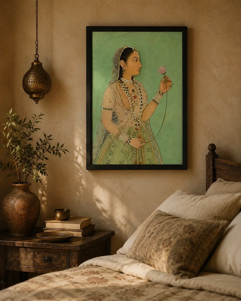 mughal wall art poster