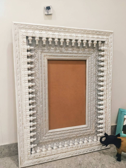 The Gaia Vintage Spindle Wall Mirror | The Jodhpore