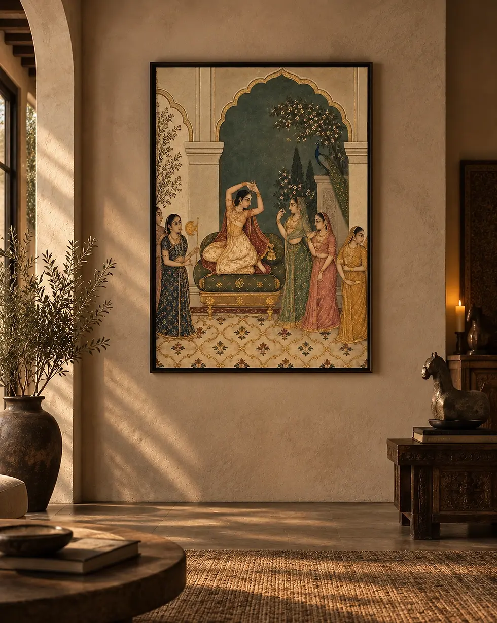 Mughal Royal Dance Wall Poster