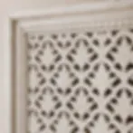 Thumbnail: floral carved wooden wall decor