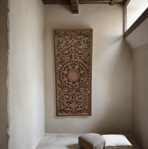 carved wooden wall decor