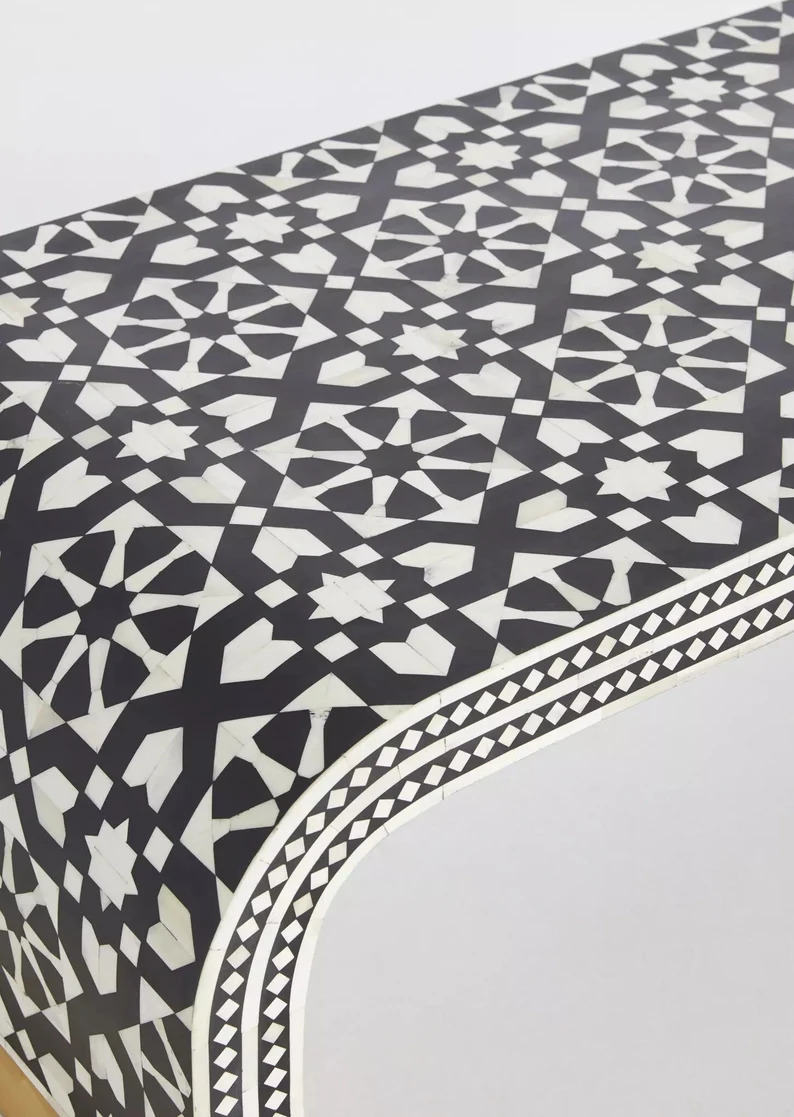 Thumbnail: The Saranda Bone Inlay Coffee Table | The Jodhpore