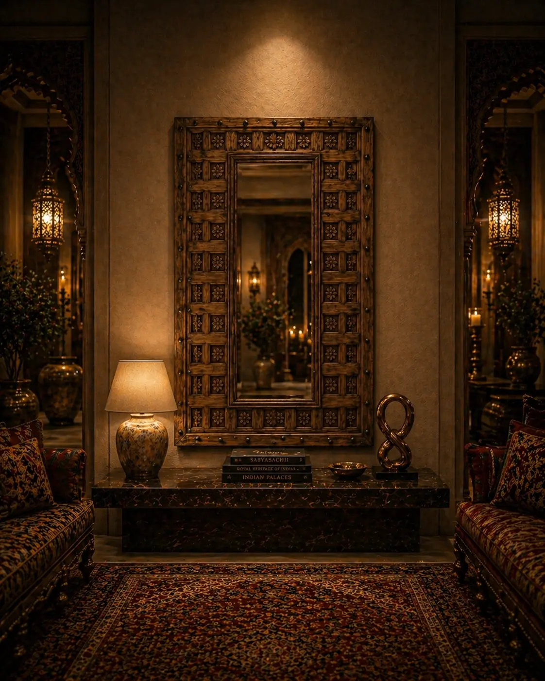antique inspired mirror