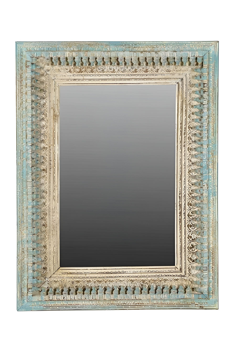 The Vedanga Antique Finish Wall Mirror | The Jodhpore
