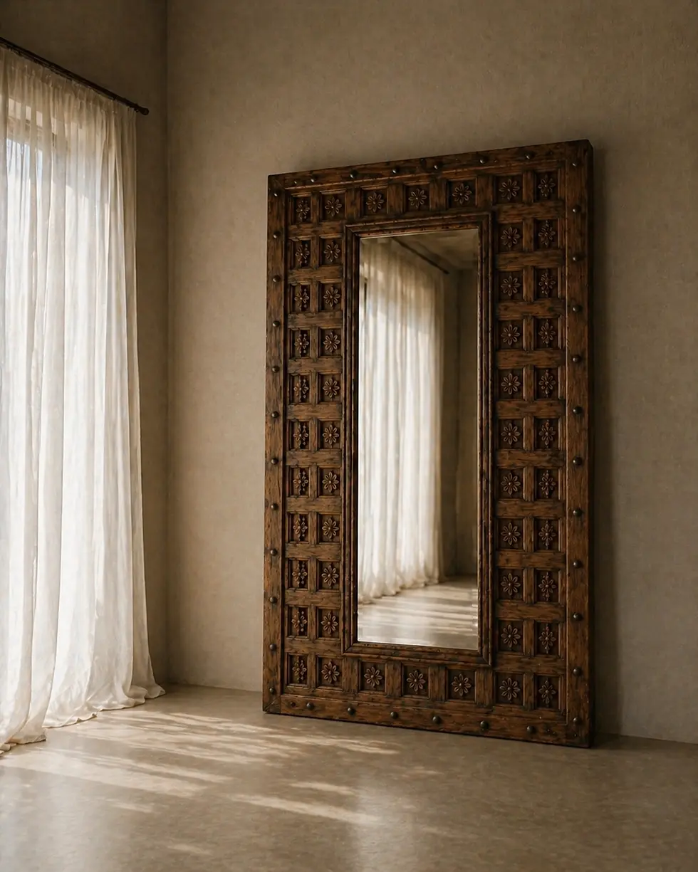 Thumbnail: antique inspired mirror