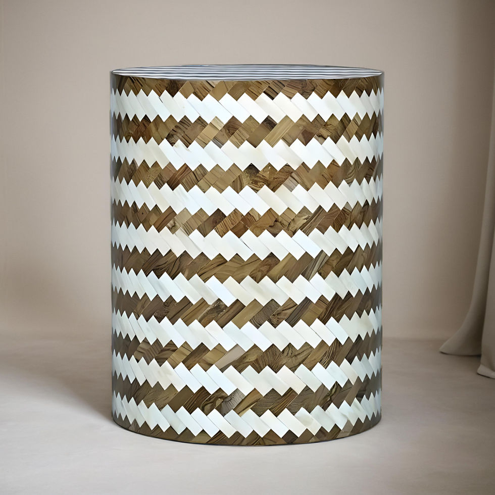 bone inlay night stand