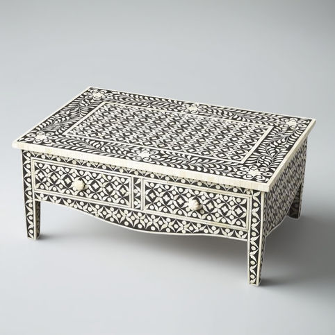 bone inlay coffee table