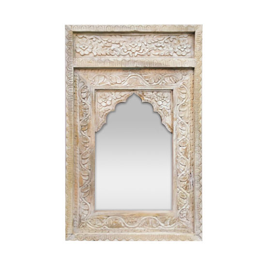 The Sanganer Antique Floral Mirror | The Jodhpore