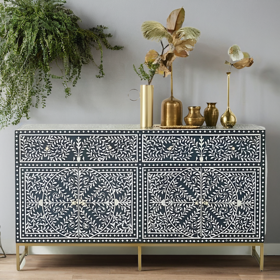 bone inlay sideboard