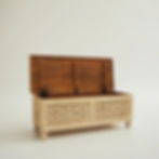 wooden carved trunk side