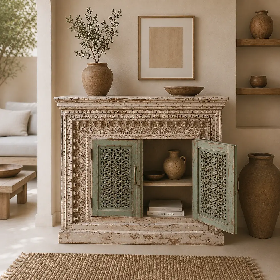 Thumbnail: carved wooden cabinet