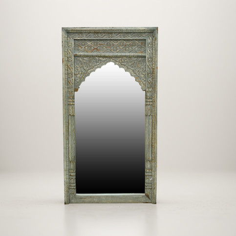 wooden wall mirror