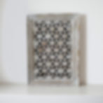 rustic white wall decor panel