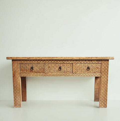 wooden console