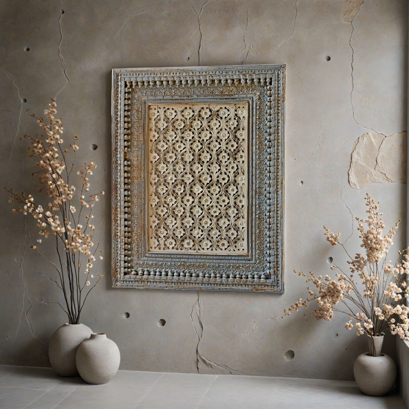 rustic wooden wall decor panel