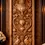 Thumbnail: carved wooden wall decor panel