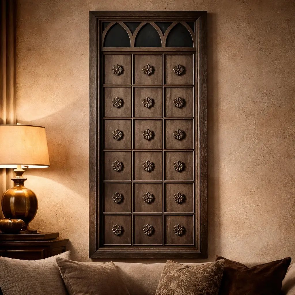 wooden wall decor panel