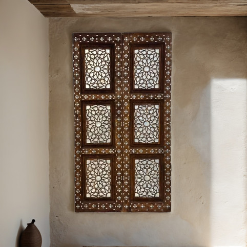 mother of pearl inlay wall decor panel