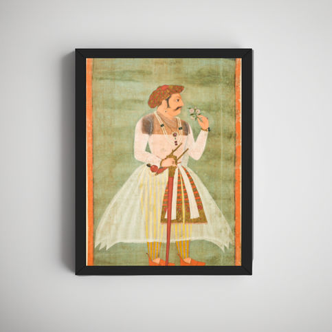 indian art wall poster
