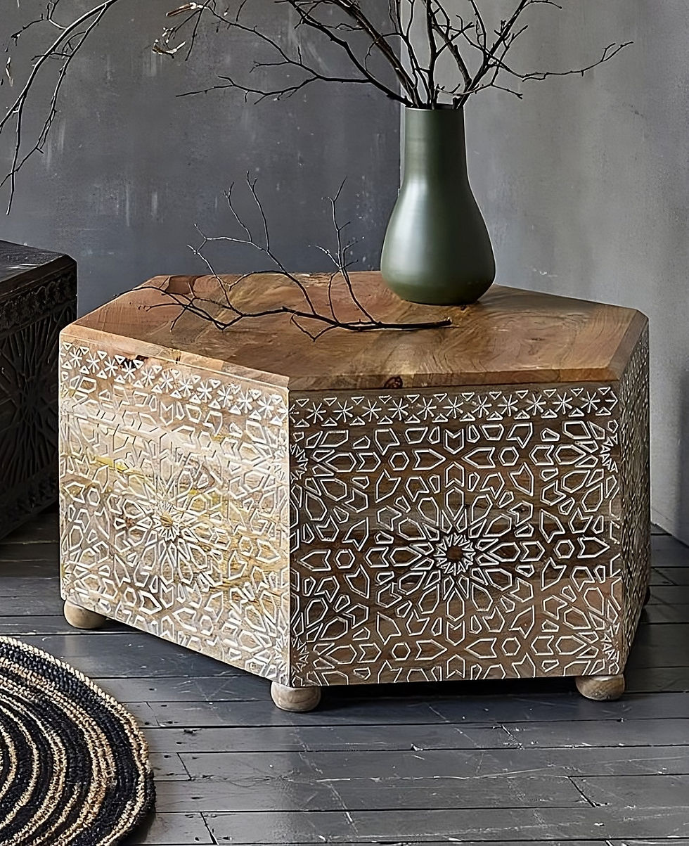 The Swarupa Wooden Coffee Table | The Jodhpore