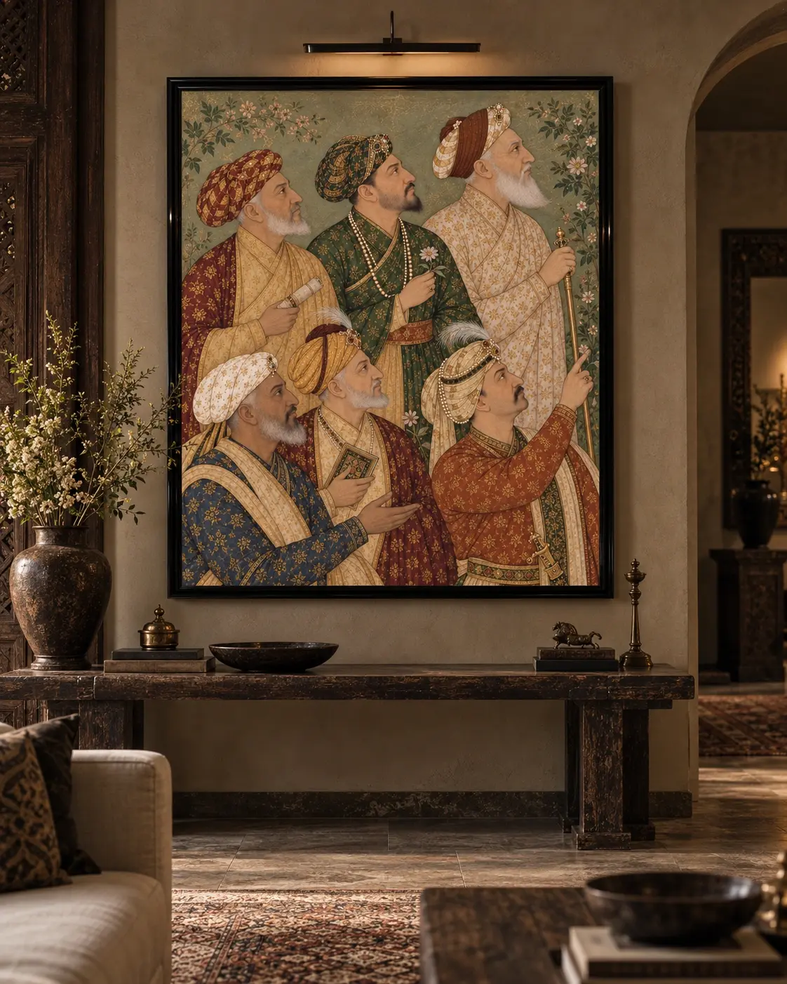 Mughal Court Wall Poster