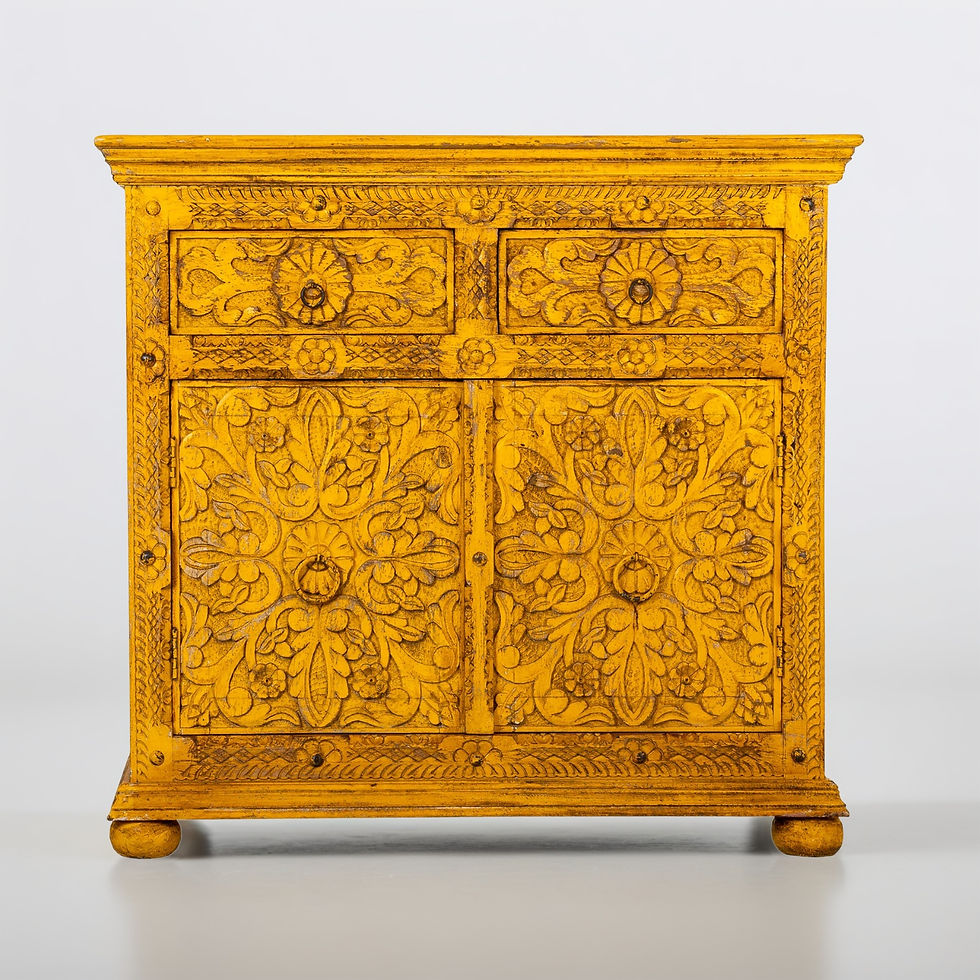 Thumbnail: The Jodhawas Rustic Wooden Cabinet | The Jodhpore