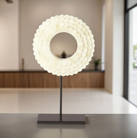 bone inlay table decor