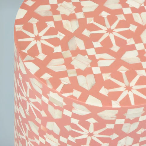 bone inlay night stand close up