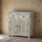 rustic wooden cabinet