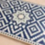 bone inlay wall decor panel close up