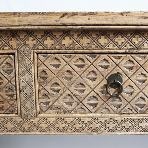 wooden console