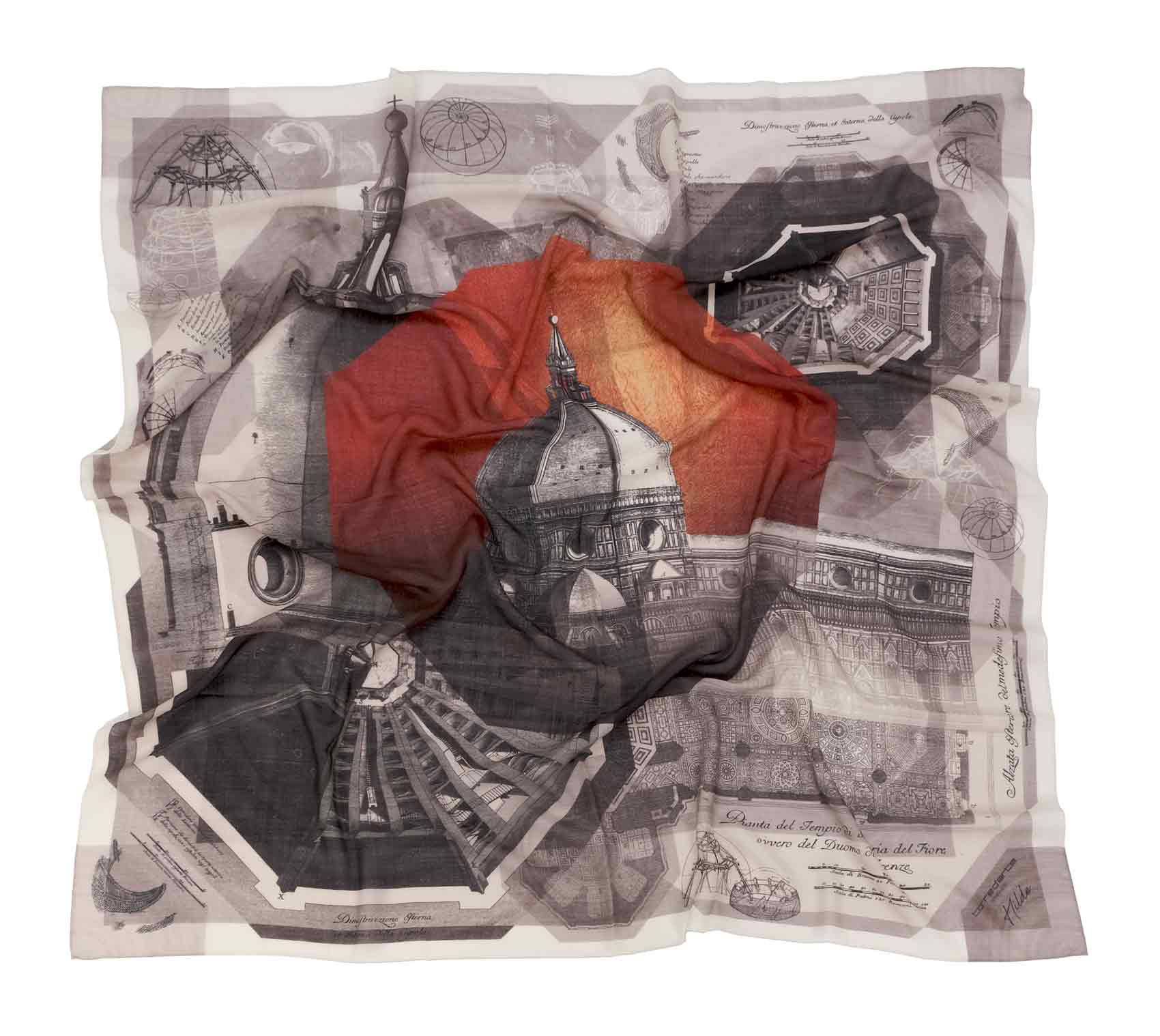 Foulard Brunelleschi Rosso