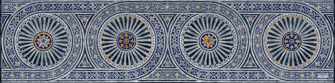 Sciarpa Tarsie Blu