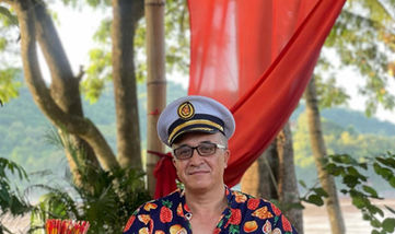 He is the Captain of the sa sa cruise boat