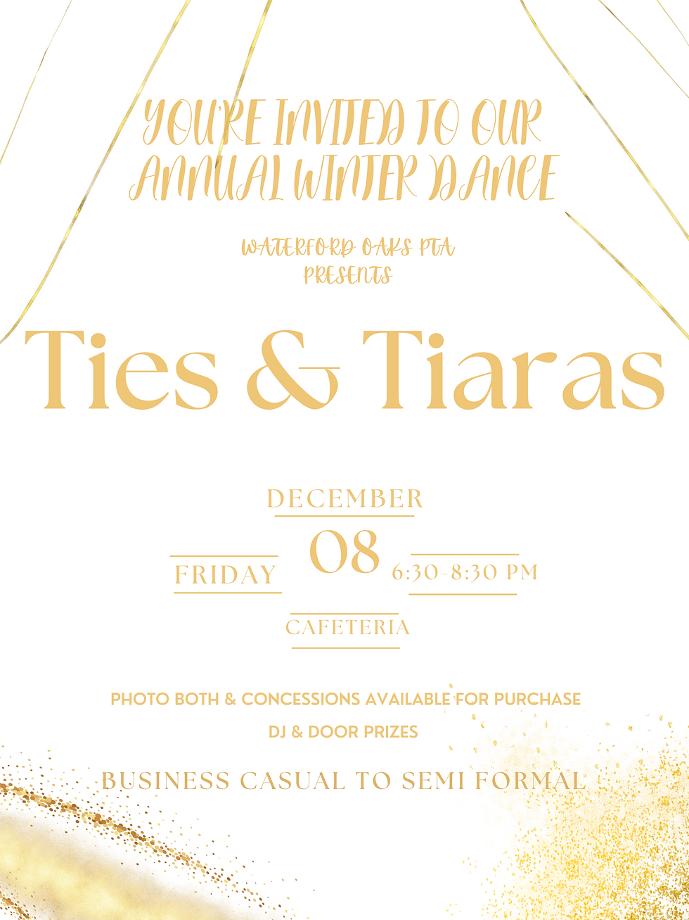 Tie and Tiaras- Winter Dance