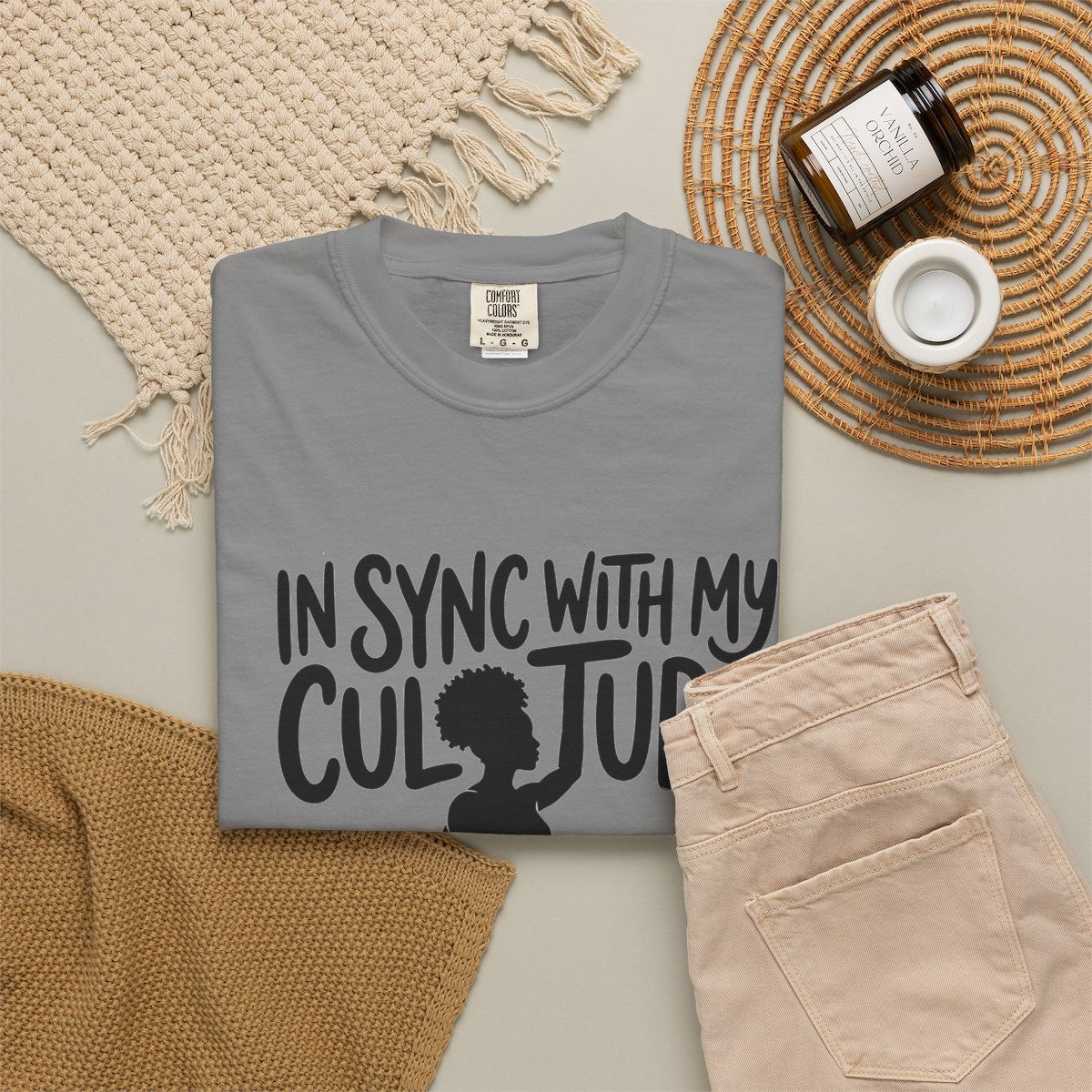 The In Sync with My Culture women's T-shirt