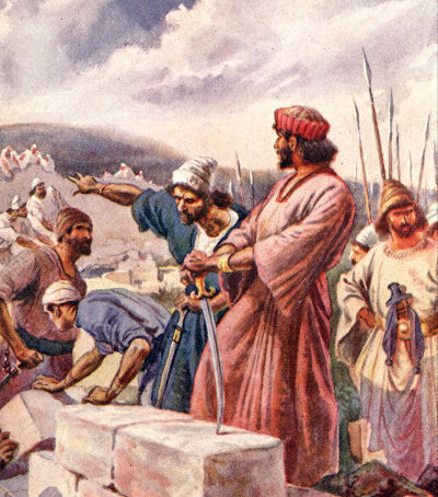 Building walls to protect our boundary is in the Bible.