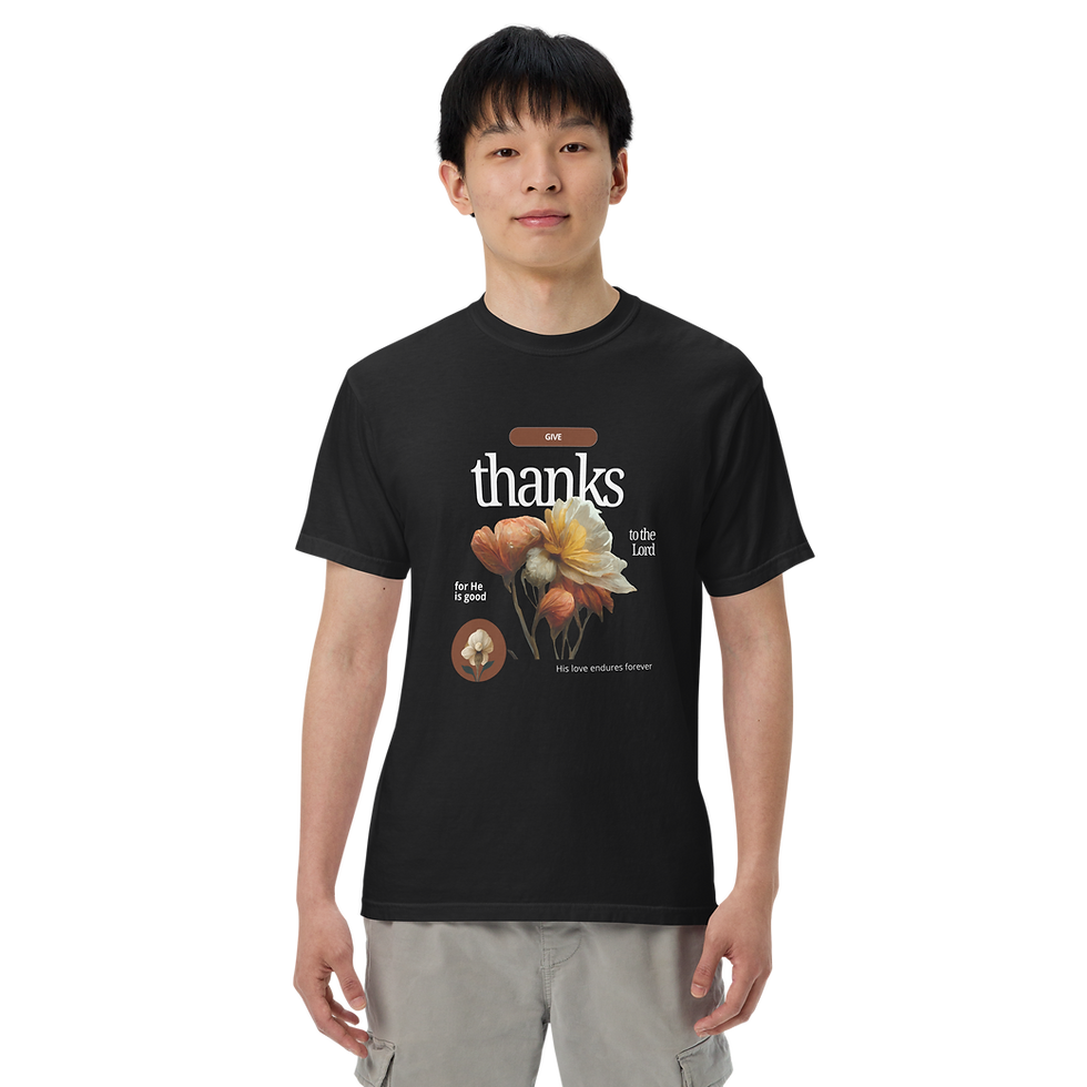Thumbnail: Unisex garment-dyed heavyweight t-shirt